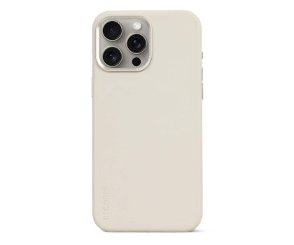 Etui do telefonów Decoded Leather Back Cover do iPhone 15 Pro Max clay